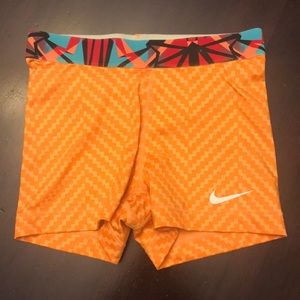 Nike Pro compression shorts.